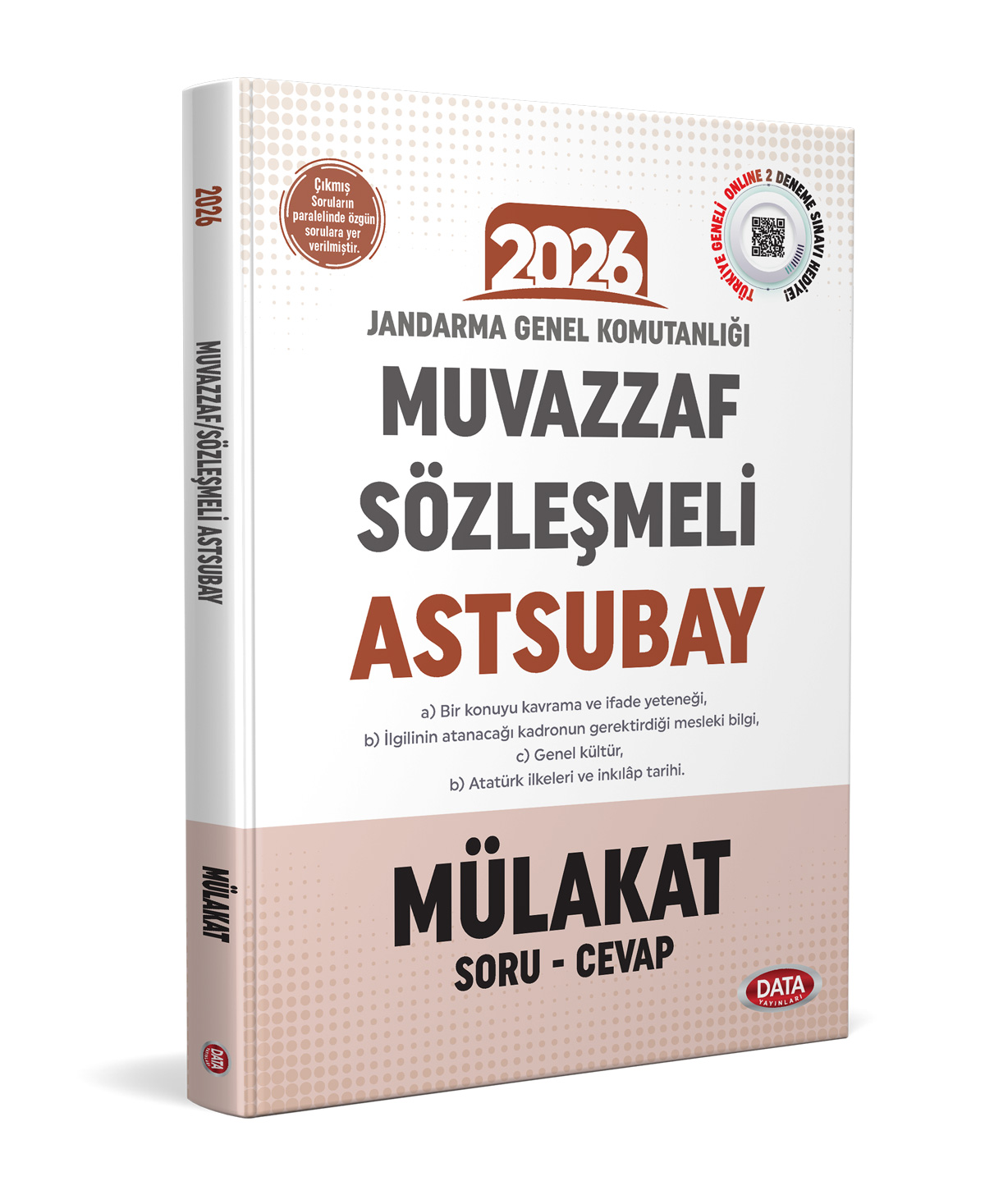 Jandarma Genel Komutanlığı Muvazzaf/Sözleşmeli Astsubay Mülakat Sınavına Hazırlık Kitabı