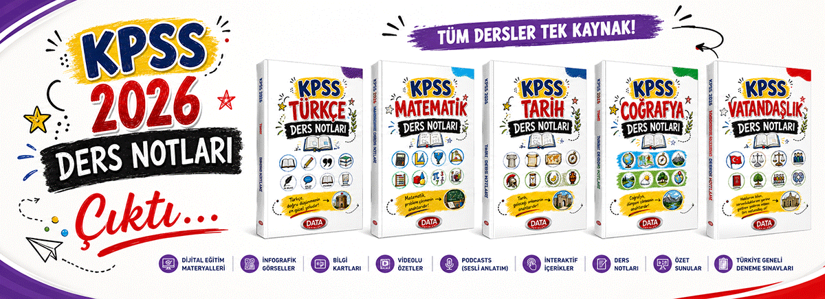 KPSS DATA DERS NOTLARI