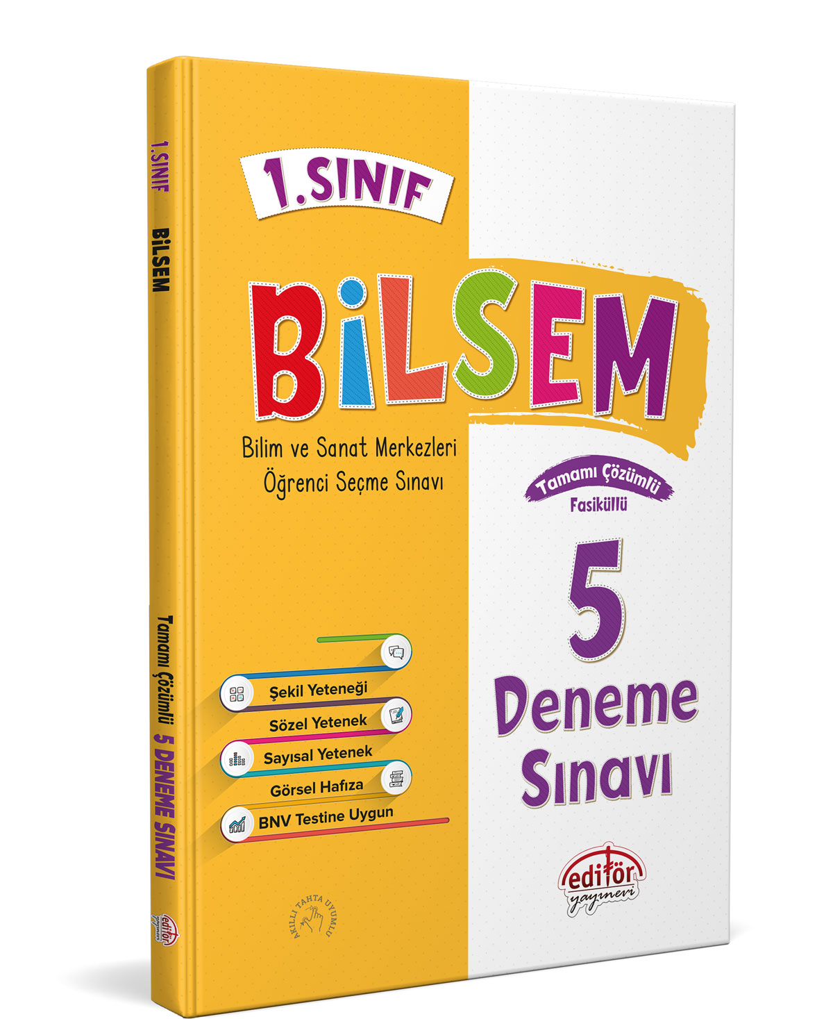 1. Sınıf Bilsem Tamamı Çözümlü 5 Deneme Sınavı - Editör Yayınevi 1. Sınıf Bilsem Tamamı Çözümlü 5 Deneme Sınavı - Editör Yayınevi