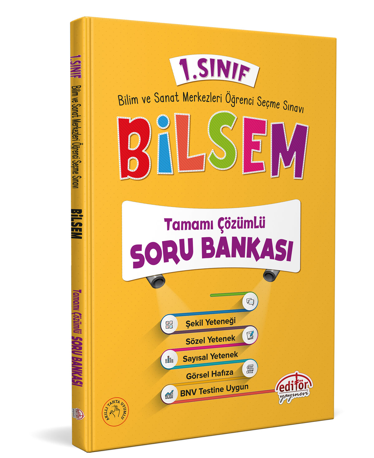 1. Sınıf Bilsem Tamamı Çözümlü Soru Bankası - Editör Yayınevi