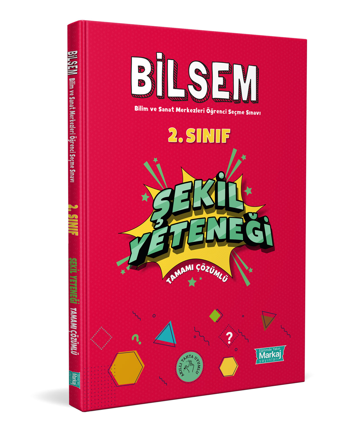 2. Sınıf Bilsem Hazırlık Şekil Yeteneği Tamamı Çözümlü - Markaj Yayınları