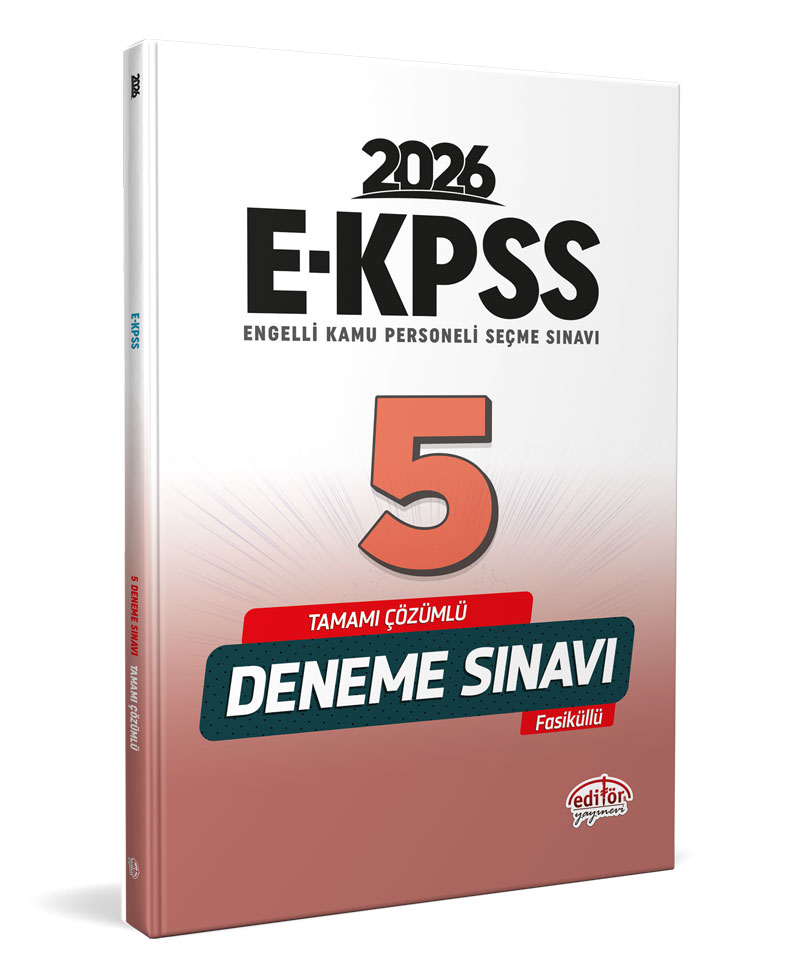 2025 EKPSS Tamamı Çözümlü 5 Deneme Sınavı 2025 EKPSS Tamamı Çözümlü 5 Deneme Sınavı