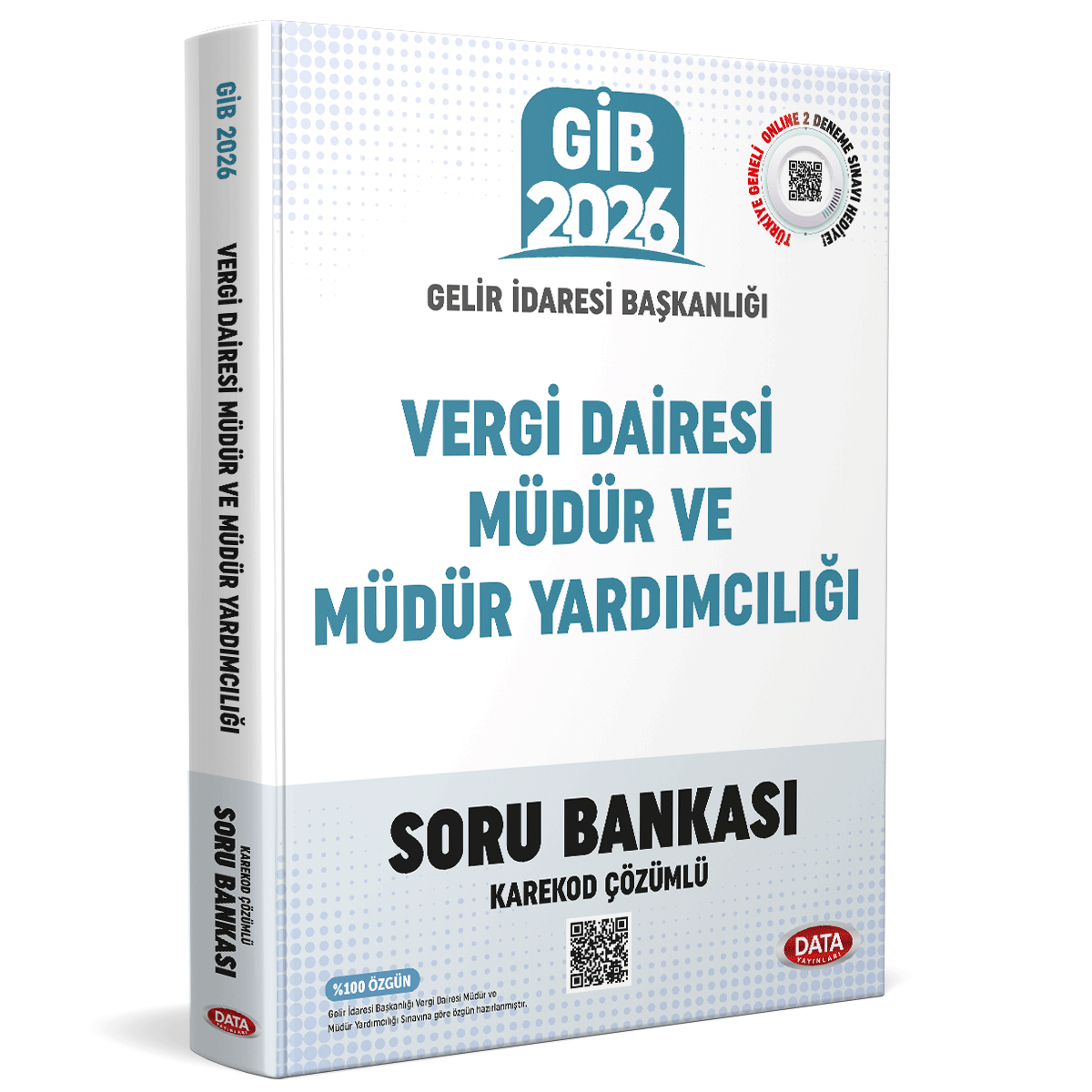 Vergi Dairesi Müdür ve  Müdür Yardımcılığı Sınavı Soru Bankası (Karekod Çözümlü) 2026