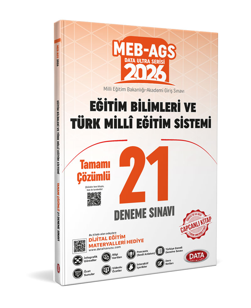 2026 AGS Eğitimin Temelleri ve Türk Milli Eğitim Sistemi Tamamı Çözümlü 21 Deneme Sınavı 2026 AGS Eğitimin Temelleri ve Türk Milli Eğitim Sistemi Tamamı Çözümlü 21 Deneme Sınavı