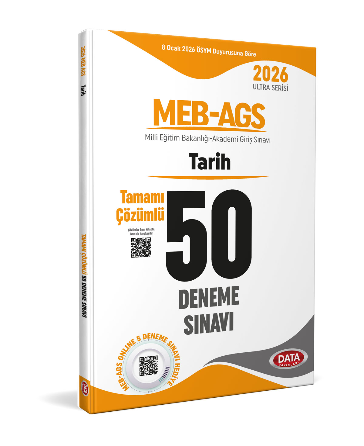 2026 AGS Tarih Tamamı Çözümlü 50 Deneme Sınavı