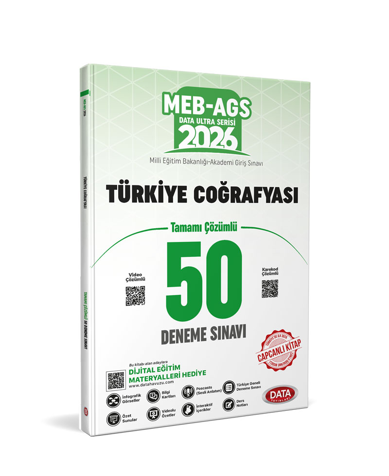 2026 AGS Türkiye Coğrafyası Tamamı Çözümlü 50 Deneme Sınavı 2026 AGS Türkiye Coğrafyası Tamamı Çözümlü 50 Deneme Sınavı