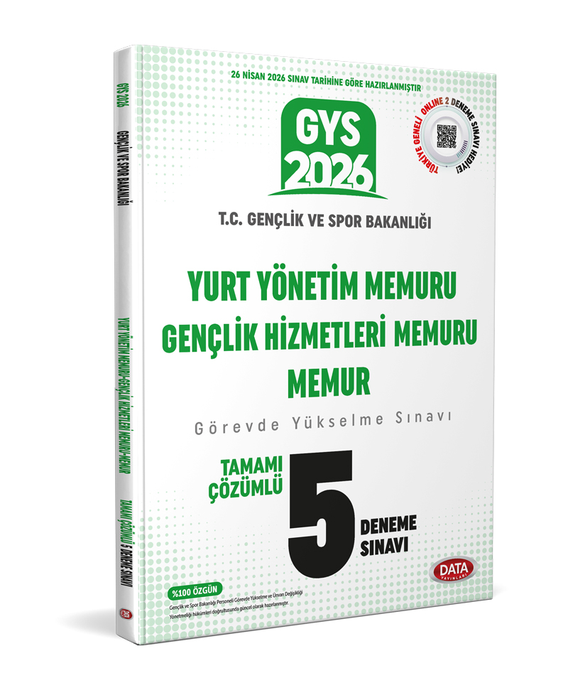 2026 Gençlik ve Spor Bakanlığı Yurt Yönetim Memuru Gençlik Hizmetleri Memuru Memur Tamamı Çözümlü 5 Deneme Sınavı 2026 Gençlik ve Spor Bakanlığı Yurt Yönetim Memuru Gençlik Hizmetleri Memuru Memur Tamamı Çözümlü 5 Deneme Sınavı