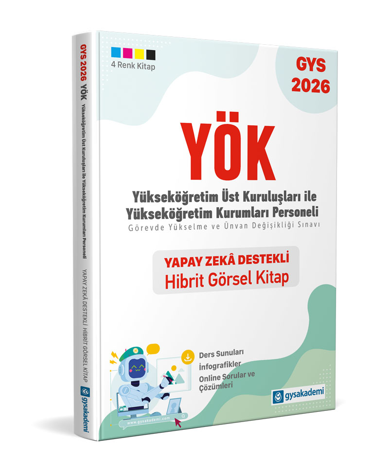 2026 GYS YÖK Yapay Zeka Destekli Hibrit Görsel Kitap 2026 GYS YÖK Yapay Zeka Destekli Hibrit Görsel Kitap