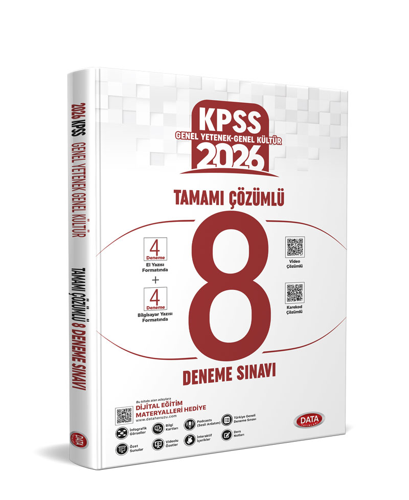 2026 KPSS Genel Yetenek Genel Kültür Tamamı Çözümlü 8 Deneme Sınavı (El Yazmalı) 2026 KPSS Genel Yetenek Genel Kültür Tamamı Çözümlü 8 Deneme Sınavı (El Yazmalı)