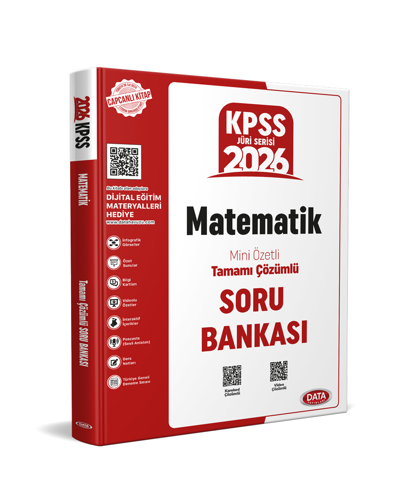 2026 KPSS Jüri Serisi Matematik Mini Özetli Tamamı Çözümlü Soru Bankası + Dijital Eğitim Platformu Hediye