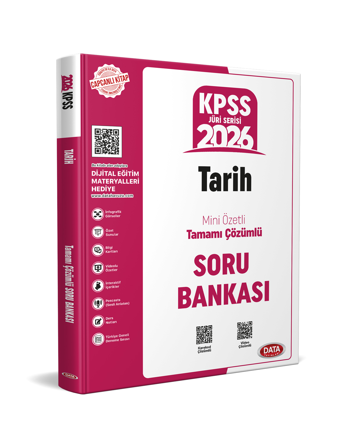 2026 KPSS Jüri Serisi Tarih Mini Özetli Tamamı Çözümlü Soru Bankası + Dijital Eğitim Platformu Hediye