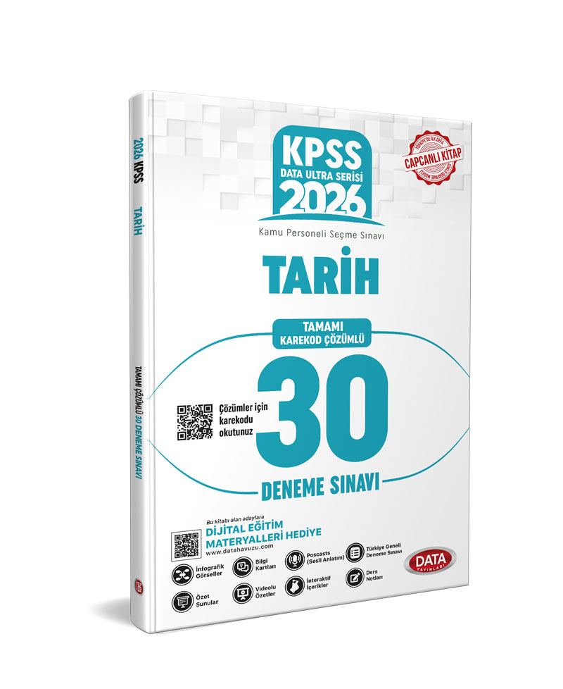 2026 KPSS Ultra Serisi Tarih Tamamı Çözümlü 30 Deneme Sınavı 2026 KPSS Ultra Serisi Tarih Tamamı Çözümlü 30 Deneme Sınavı