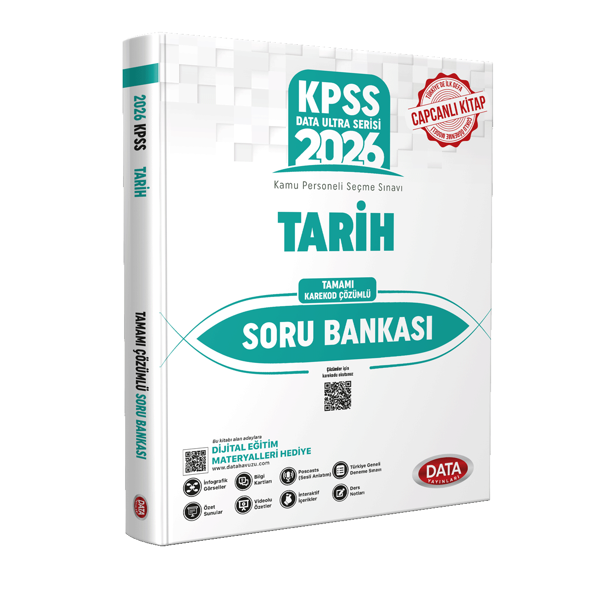 İnteraktif Kitap 2026 KPSS Ultra Serisi Tarih Soru Bankası - Karekod Çözümlü İnteraktif Kitap 2026 KPSS Ultra Serisi Tarih Soru Bankası - Karekod Çözümlü