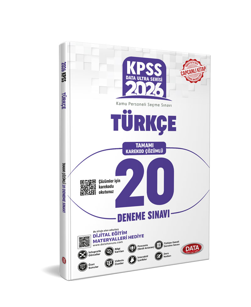2026 KPSS Ultra Serisi Türkçe Tamamı Çözümlü 20 Deneme Sınavı 2026 KPSS Ultra Serisi Türkçe Tamamı Çözümlü 20 Deneme Sınavı