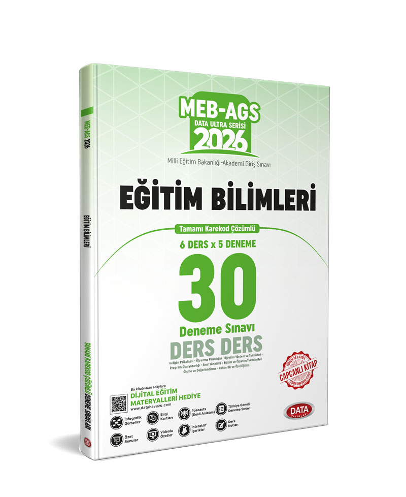 2026 MEB-AGS Eğitim Bilimleri Ders Ders Tamamı Karekod Çözümlü 30 Deneme Sınavı 2026 MEB-AGS Eğitim Bilimleri Ders Ders Tamamı Karekod Çözümlü 30 Deneme Sınavı