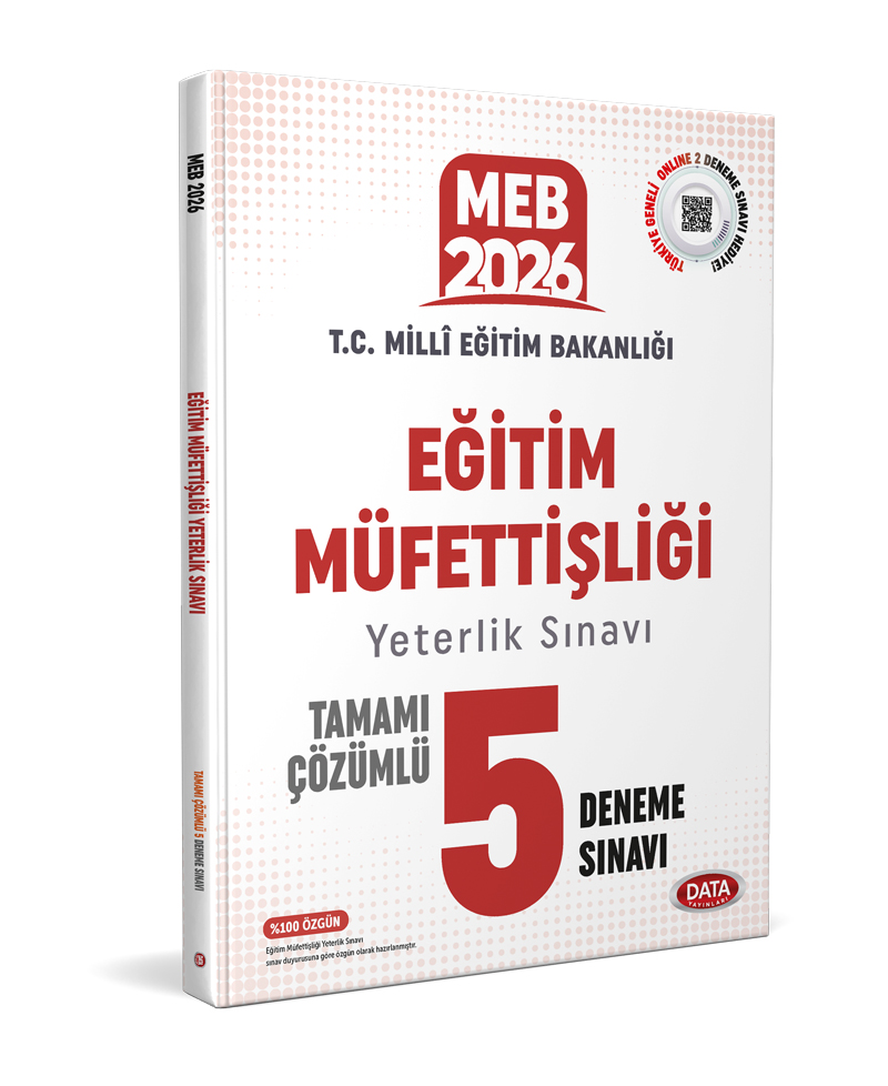 2026 Milli Eğitim Bakanlığı Eğitim Müfettişliği Yeterlilik Sınavı Tamamı Çözümlü 5 Deneme Sınavı 2026 Milli Eğitim Bakanlığı Eğitim Müfettişliği Yeterlilik Sınavı Tamamı Çözümlü 5 Deneme Sınavı