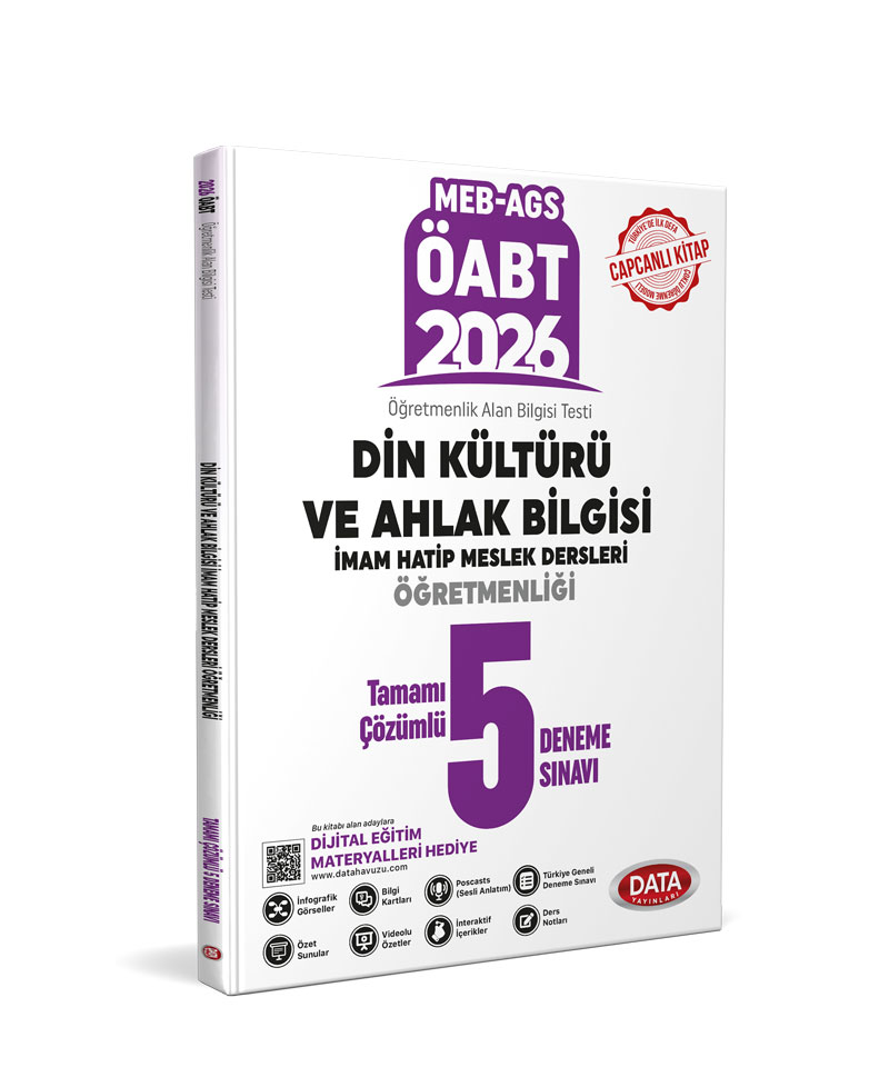 2026 ÖABT MEB-AGS Din Kültürü Ve Ahlak Bilgisi İmam Hatip Meslek Dersleri Öğretmenliği Tamamı Çözümlü 5 Deneme Sınavı 2026 ÖABT MEB-AGS Din Kültürü Ve Ahlak Bilgisi İmam Hatip Meslek Dersleri Öğretmenliği Tamamı Çözümlü 5 Deneme Sınavı
