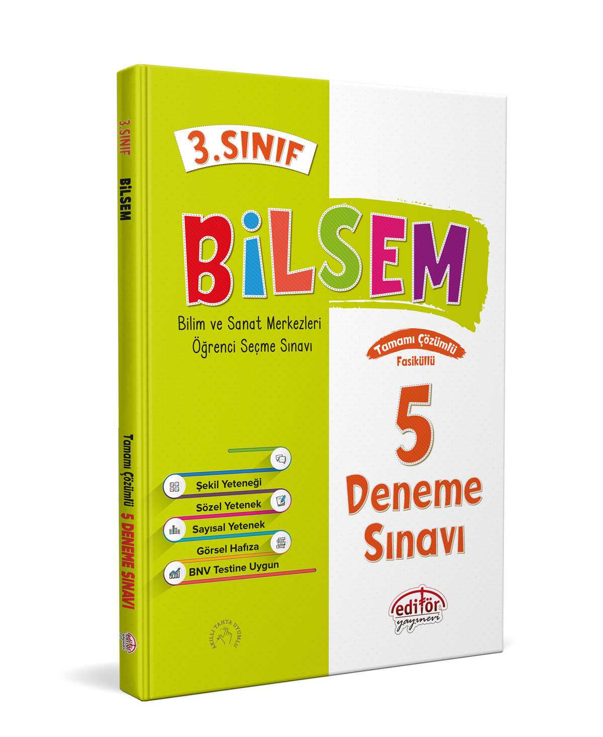 3. Sınıf Bilsem Çözümlü 5 Deneme Sınavı - Editör Yayınevi 3. Sınıf Bilsem Çözümlü 5 Deneme Sınavı - Editör Yayınevi