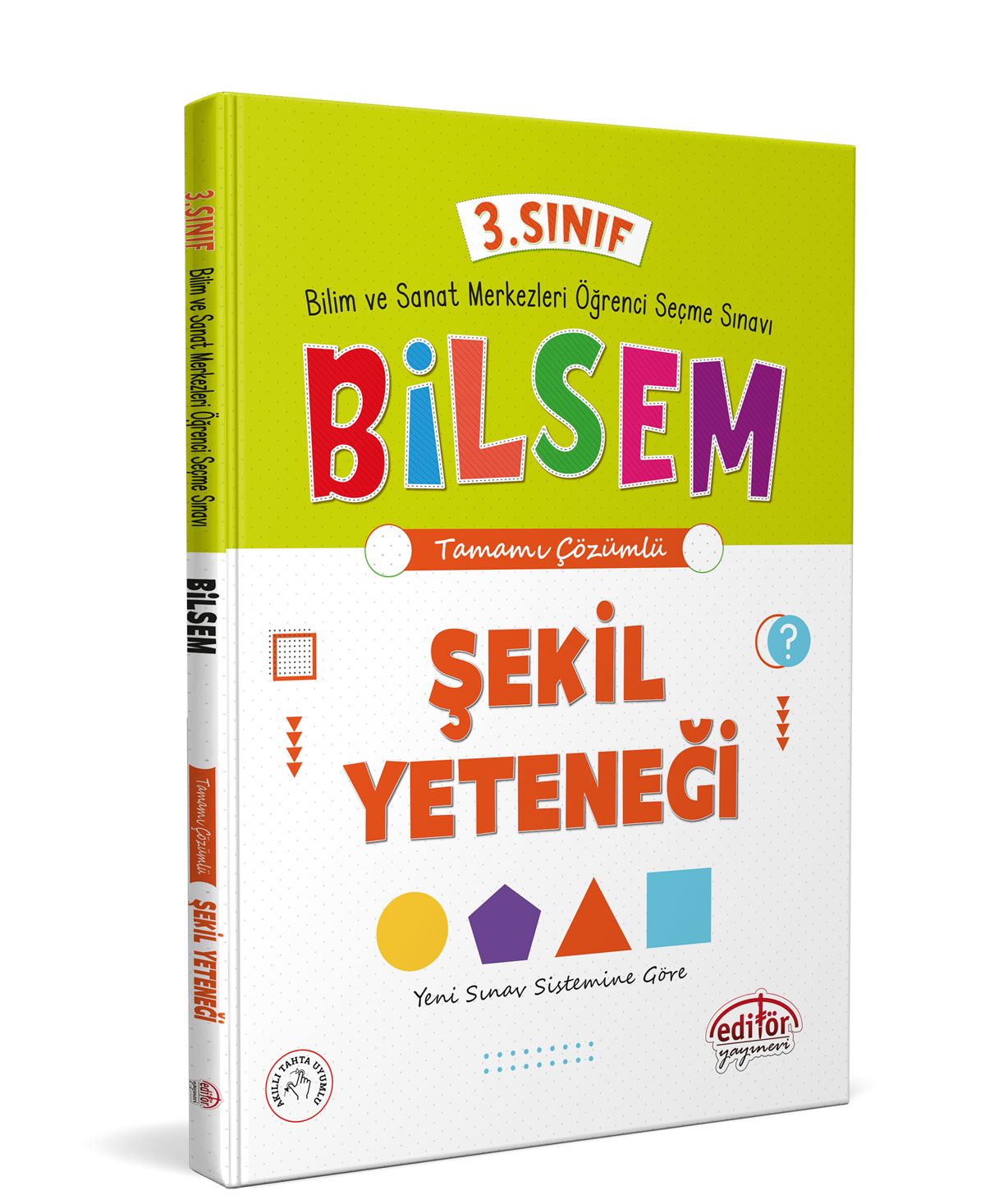 3. Sınıf Bilsem Hazırlık Şekil Yeteneği Tamamı Çözümlü - Editör Yayınevi