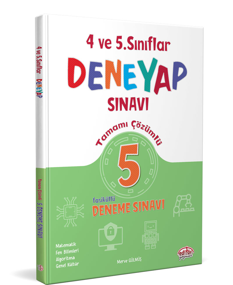 4-5. Sınıf Deneyap Tamamı Çözümlü 5 Deneme Sınavı 4-5. Sınıf Deneyap Tamamı Çözümlü 5 Deneme Sınavı