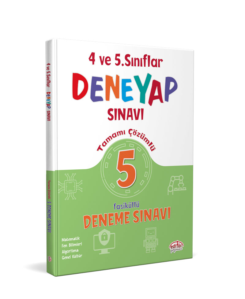 4-5. Sınıf Deneyap Tamamı Çözümlü 5 Deneme Sınavı 4-5. Sınıf Deneyap Tamamı Çözümlü 5 Deneme Sınavı