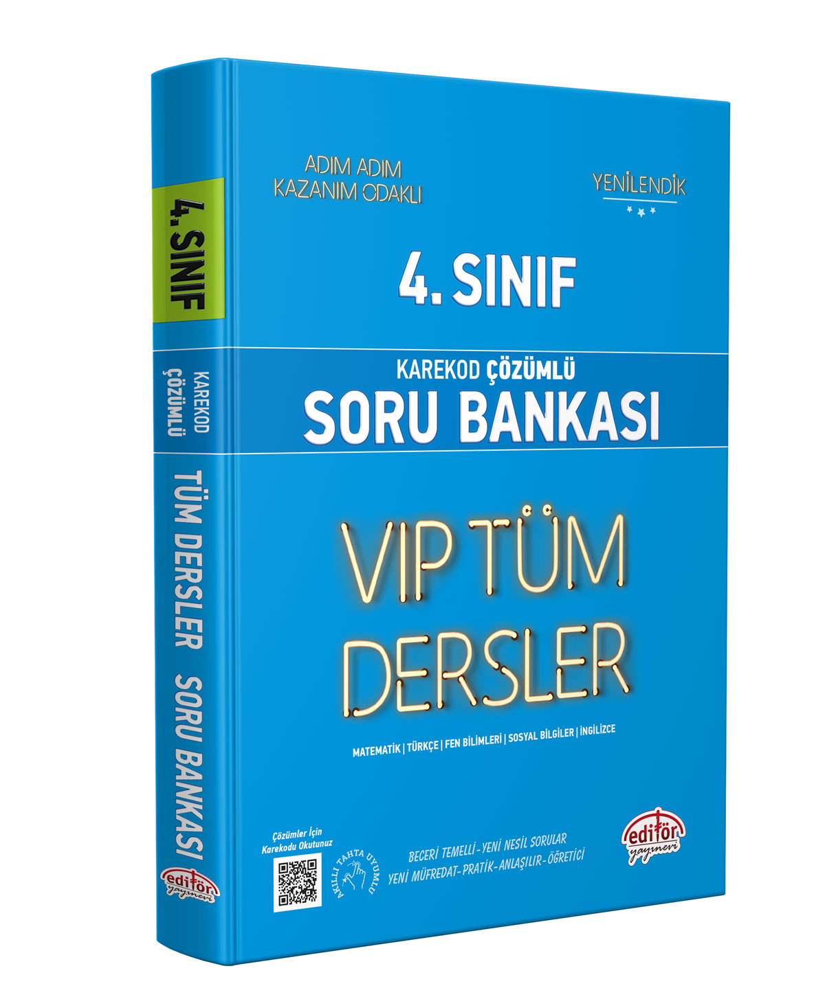 4. Sınıf VIP Tüm Dersler Soru Bankası Mavi Kitap