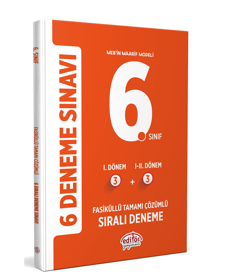 6. Sınıf (3+3) Fasiküllü Tamamı Çözümlü 6 Deneme Sınavı 6. Sınıf (3+3) Fasiküllü Tamamı Çözümlü 6 Deneme Sınavı