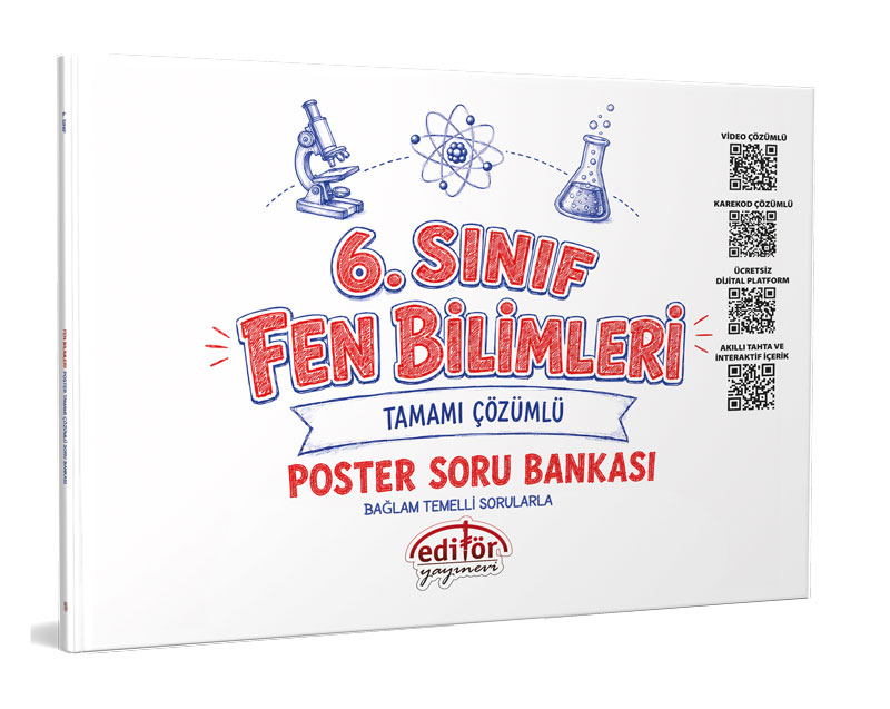 6. Sınıf Fen Bilimleri Poster Soru Bankası 6. Sınıf Fen Bilimleri Poster Soru Bankası