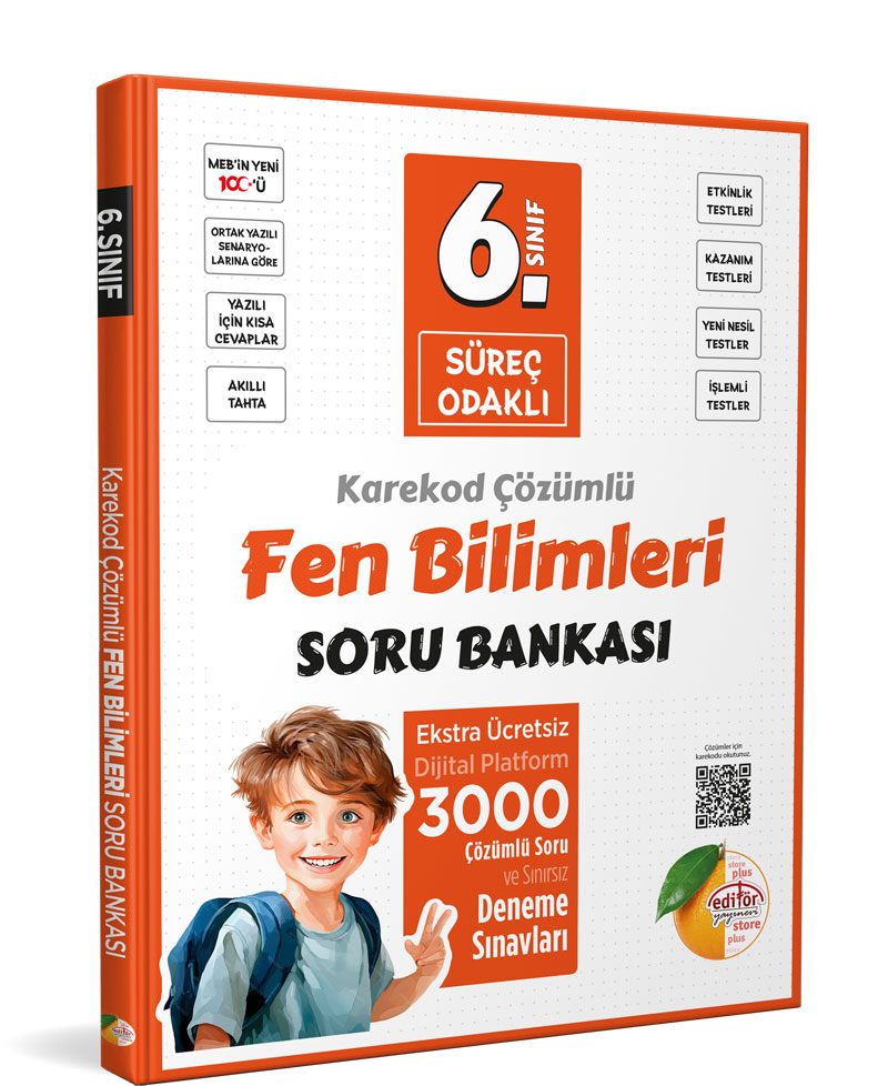 6. Sınıf Süreç Odaklı Fen Bilimleri Soru Bankası- Karekod Çözümlü 6. Sınıf Süreç Odaklı Fen Bilimleri Soru Bankası- Karekod Çözümlü