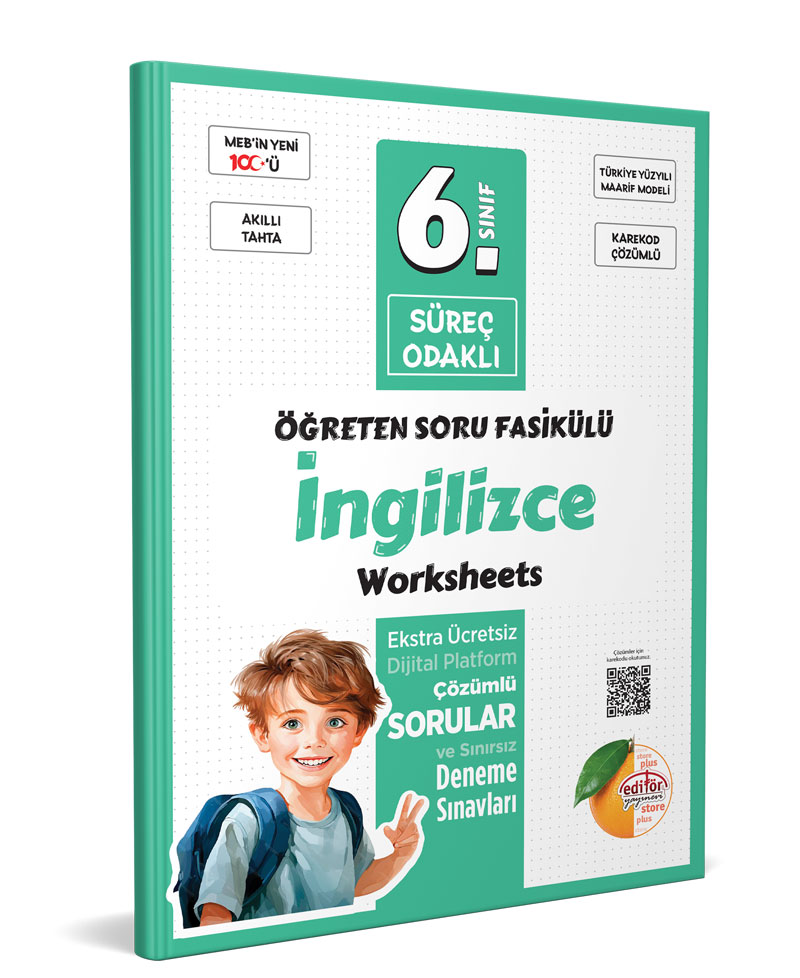 6. Sınıf Süreç Odaklı İngilizce  Öğreten Soru Fasikülü Bayilik - Karekod Çözümlü