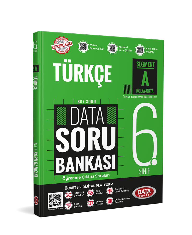6. Sınıf Türkçe A Segment Soru Bankası 6. Sınıf Türkçe A Segment Soru Bankası