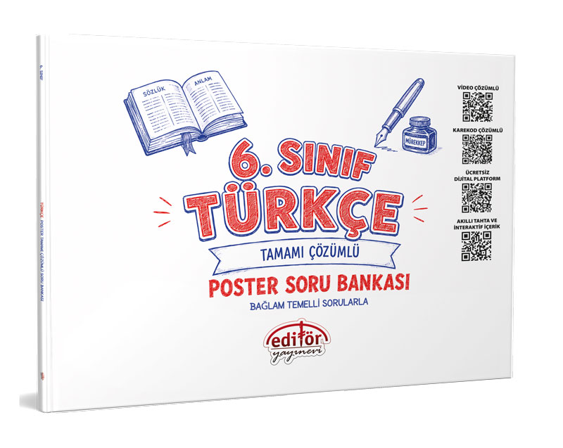 6. Sınıf Türkçe Poster Soru Bankası 6. Sınıf Türkçe Poster Soru Bankası