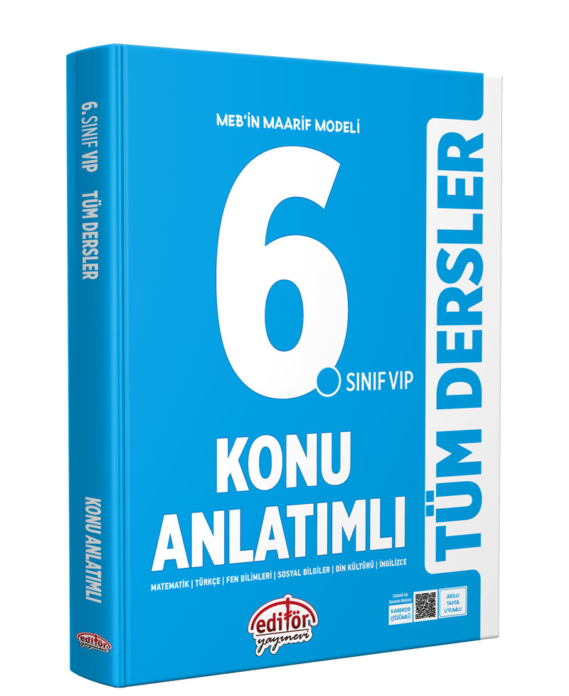 6. Sınıf VIP Tüm Dersler Konu Anlatımlı