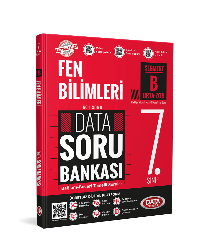 7. Sınıf Fen Bilimleri B Segment Soru Bankası