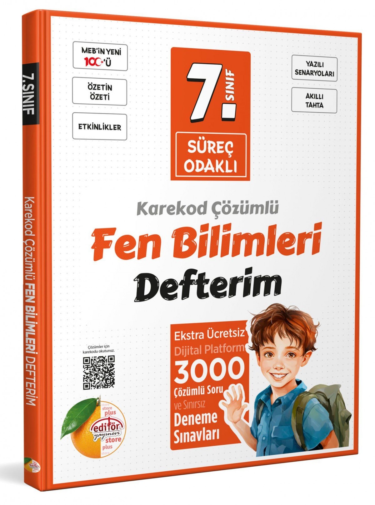 7. Sınıf Süreç Odaklı Fen Bilimleri Defterim - Karekod Çözümlü