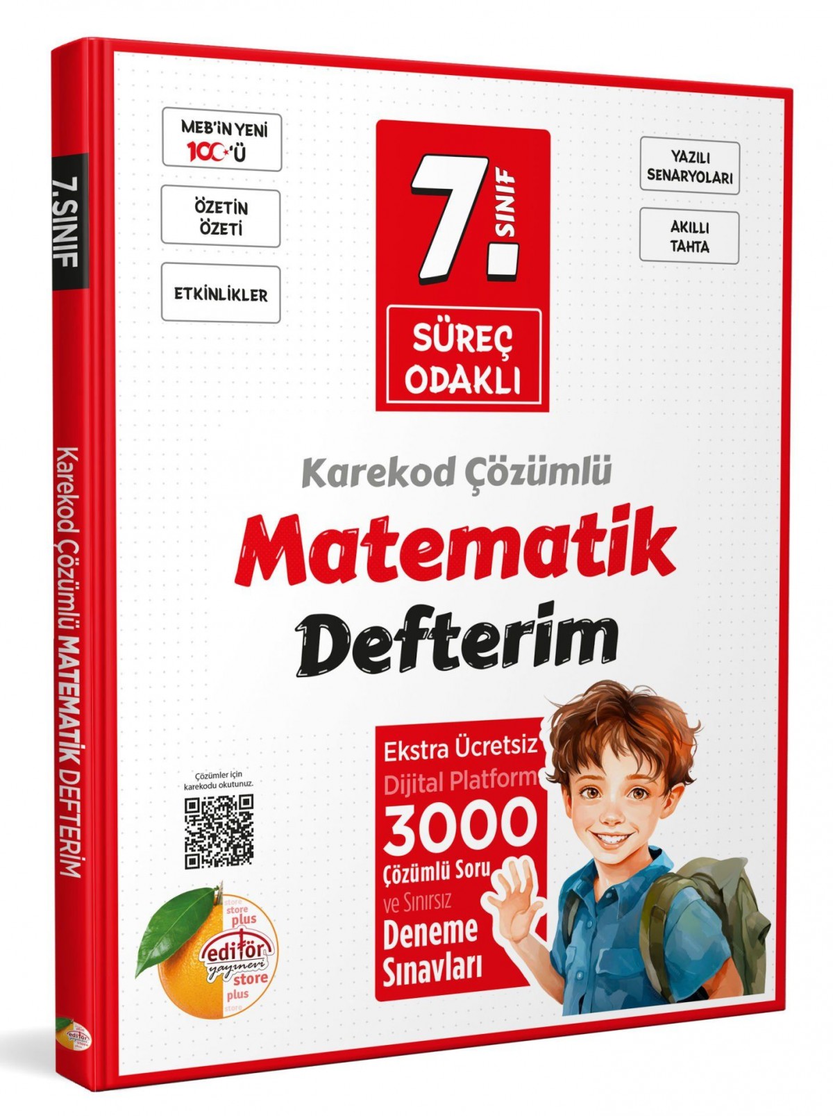 7. Sınıf Süreç Odaklı Matematik Defterim - Karekod Çözümlü
