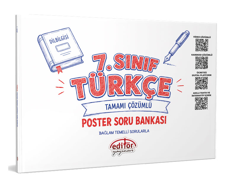 7. Sınıf Türkçe Poster Soru Bankası 7. Sınıf Türkçe Poster Soru Bankası