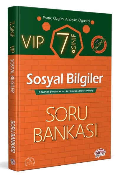 7. Sınıf VIP Sosyal Bilgiler Soru Bankası 7. Sınıf VIP Sosyal Bilgiler Soru Bankası