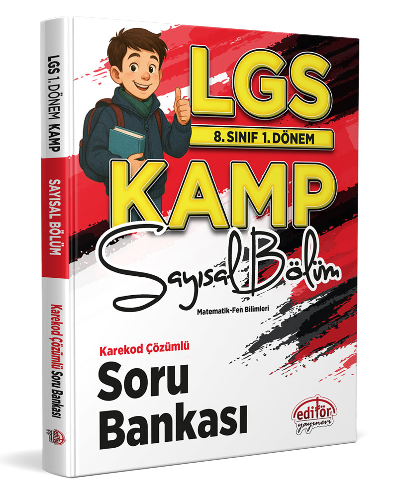 8. Sınıf 1. Dönem LGS Kamp Sayısal Bölüm Karekod Çözümlü Soru Bankası 8. Sınıf 1. Dönem LGS Kamp Sayısal Bölüm Karekod Çözümlü Soru Bankası