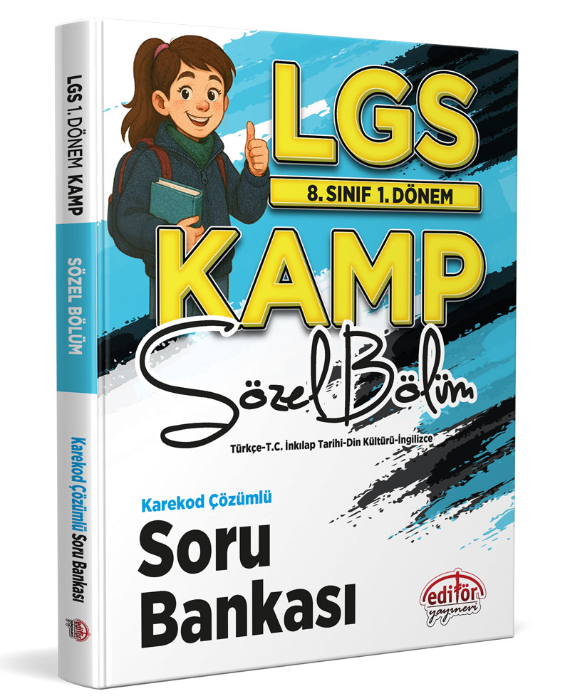 8. Sınıf 1. Dönem LGS Kamp Sözel Bölüm Karekod Çözümlü Soru Bankası 8. Sınıf 1. Dönem LGS Kamp Sözel Bölüm Karekod Çözümlü Soru Bankası