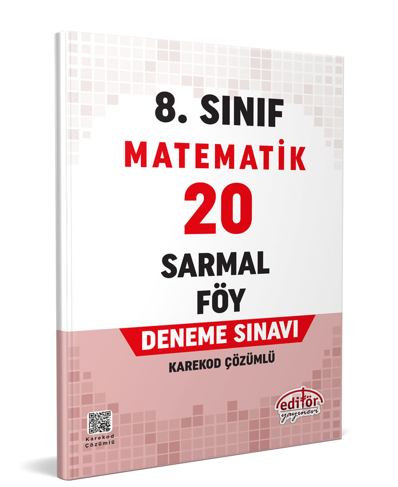 8. Sınıf Matematik 20 Sarmal Föy Deneme Sınavı