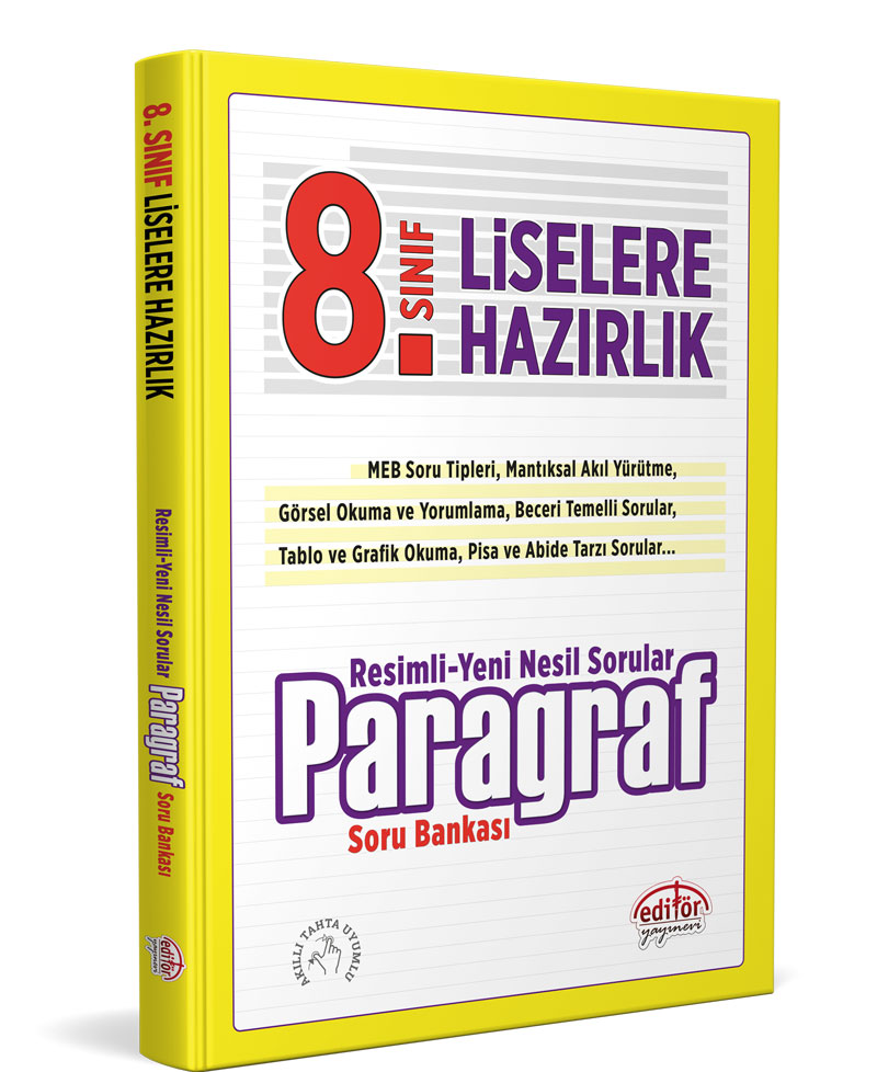 8. Sınıf Resimli Yeni Nesil Sorularla Paragraf Soru Bankası 8. Sınıf Resimli Yeni Nesil Sorularla Paragraf Soru Bankası