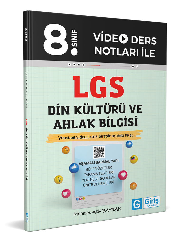 8. Sınıf Video Ders Notları İle LGS Din Kültürü Ahlâk Bilgisi Ders Notları 8. Sınıf Video Ders Notları İle LGS Din Kültürü Ahlâk Bilgisi Ders Notları
