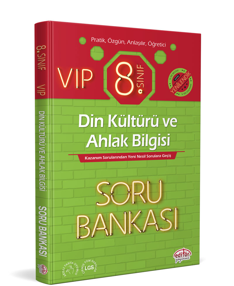 8. Sınıf VIP Din Kültürü ve Ahlak Bilgisi Soru Bankası 8. Sınıf VIP Din Kültürü ve Ahlak Bilgisi Soru Bankası