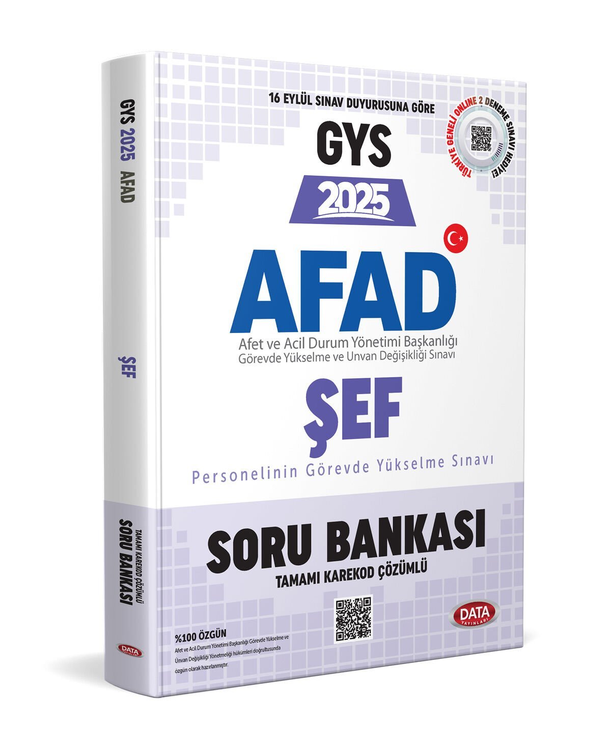AFAD Şef 2025 GYS Soru Bankası - Karekod Çözümlü