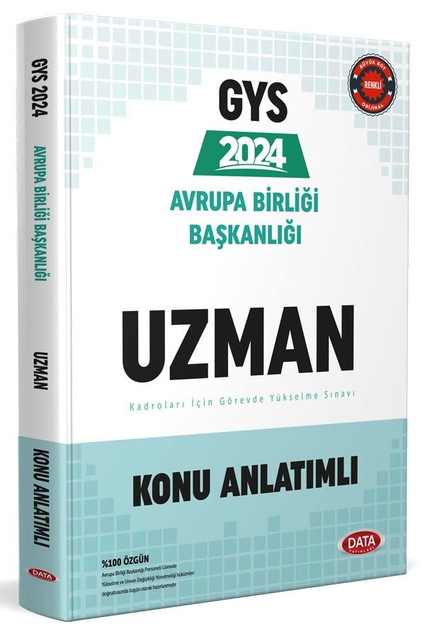 Avrupa Birliği Başkanlığı Uzman GYS Konu Anlatımlı