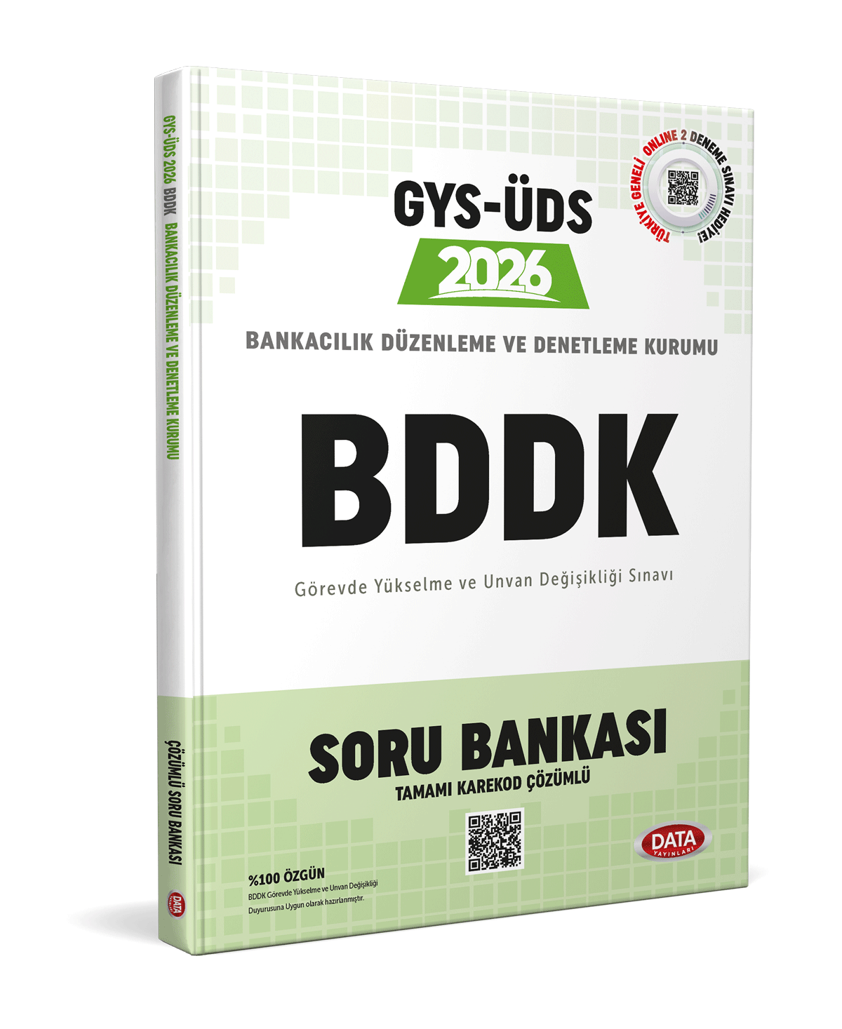 Bankacılık Düzenleme ve Denetleme Kurumu (BDDK) 2026 GYS-ÜDS Soru Bankası (Tamamı Karekod Çözümlü)