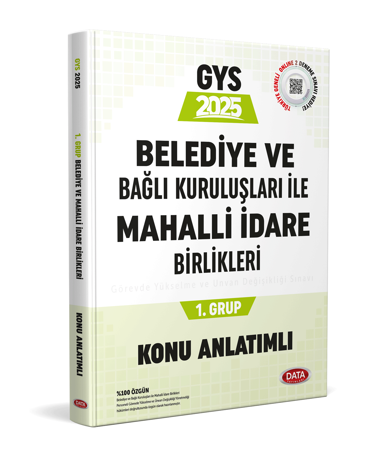 Belediye ve Bağlı Kuruluşları İle Mahalli İdare Birlikleri 1. Grup Konu Anlatımlı