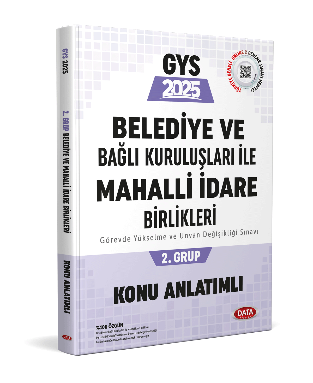 Belediye ve Bağlı Kuruluşları İle Mahalli İdare Birlikleri 2. Grup Konu Anlatımlı