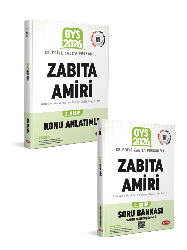 Belediye Zabıta Personeli Zabıta Amiri 2. Grup 2026 Konu Anlatımlı + Soru Bankası Belediye Zabıta Personeli Zabıta Amiri 2. Grup 2026 Konu Anlatımlı + Soru Bankası
